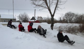 В школе прошла акция "Зимние забавы"